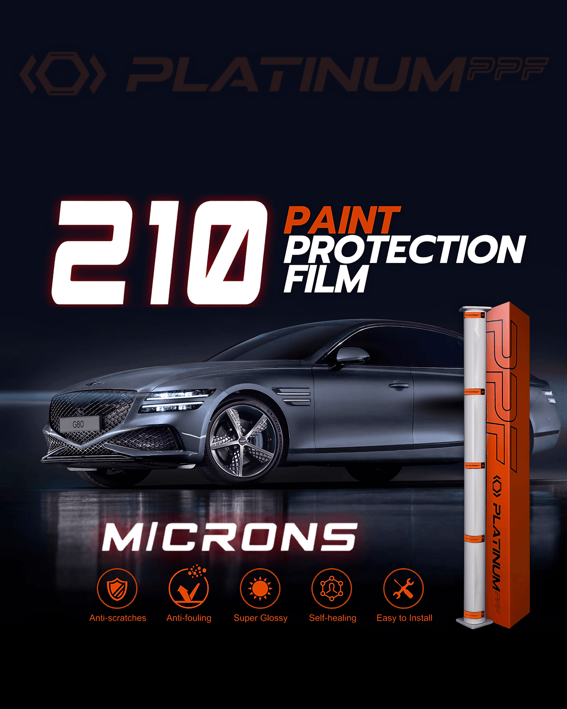 Platinum 210 Paint Protection Film Professional-Grade Defense for Your Vehicle